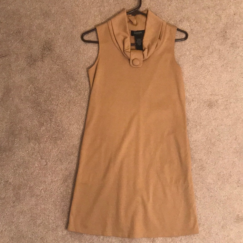 Mod Camel sleeveless dress